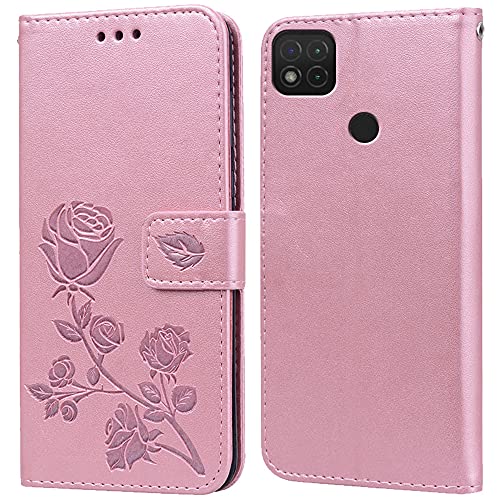 Case for Xiaomi Redmi 9C/Redmi 9C NFC, mobile phone case for Xiaomi Redmi 9C NFC, folding case case, stand, card slot, silicone bumper, shockproof protective cover for Xiaomi Redmi 9C (6.53 inches)