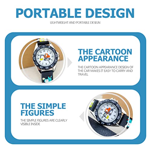 Hemobllo Kids Watch : Kids Analog Watch for Boys Girls Cartoon Wristwatch with Easy to Read Dial, Time Teaching Tool