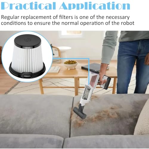 EATBALE Hepa Filter Replacement Parts for Shark Detect Pro IW3611DE, IW3611EU, IW1611DE, IW1611EU, BU1120EU Cordless Vacuum Cleaners Washable Reusable Attachment Vacuum Filter Accessory