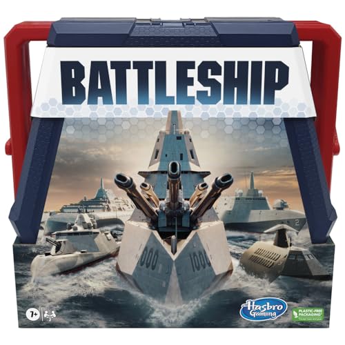 Hasbro Gaming - Battleship Classic Board Game, Strategy Board Game For Famalies & Kids Ages 7 and Up, Fun Board Game For 2 Players