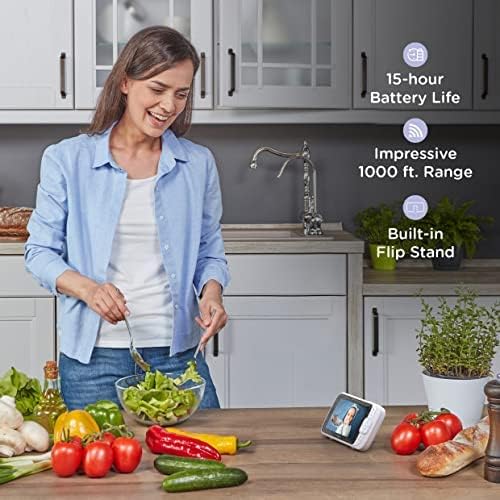 HUBBLE CONNECTED Nursery Pal Link Premium Twin - 5-Inch Baby Monitor with Multiple Features, 2 Smart Camera