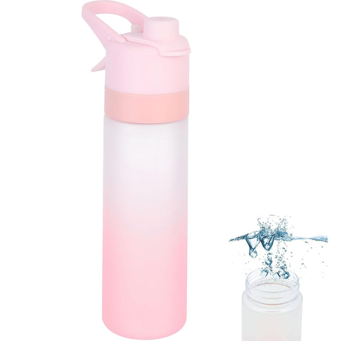 Bolivia's Spray Water Bottle Kids, 650ml Sport Water Bottles, Reusable Fitness Water Jug, Leakproof Bpa Free Misting Water Bottle, Kids Cool Misting Water Bottles, Suitable for Cycling and School