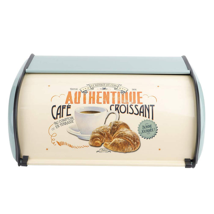 Cryfokt 13.6 X 9.1 X 5.7 in Bread Box for Kitchen Counter - Large Capacity Metal Storage Holder With Lid, Non-Slip Organizer for Home