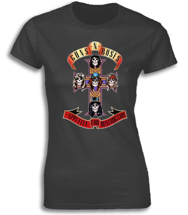 Ay Cabron??G... And Roses | Rock Band | Guns n' R... Appetite For Destruction Cotton T-Shirt For Women