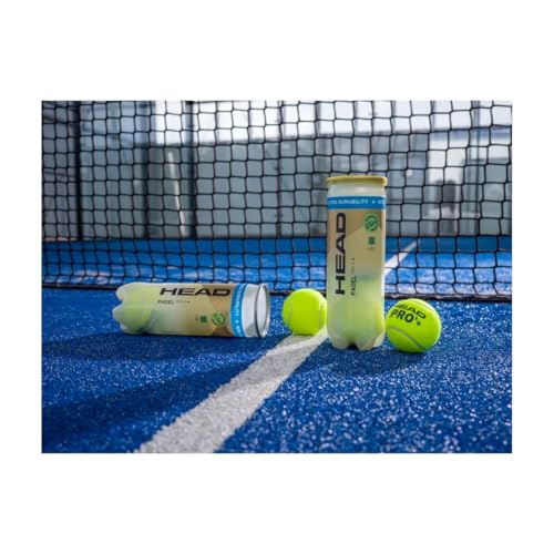HEAD Padel Pro S+ Padel Balls | Tournament Grade ball with extra durability