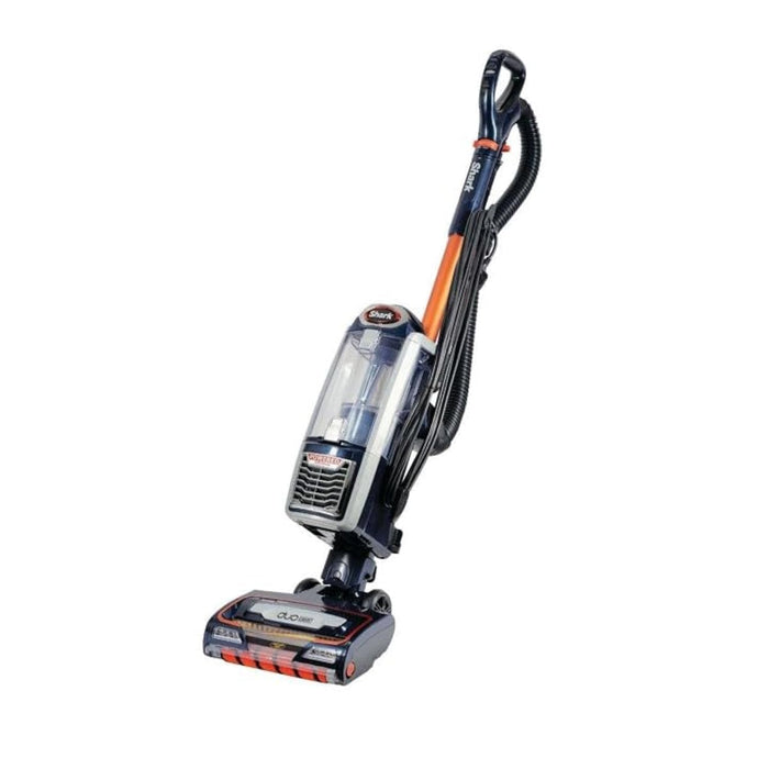 Shark Corded Upright Vacuum Cleaner,0.83L with Anti Hair Wrap Technology & DuoClean, Pet Model, Powered Lift-Away, LED Headlights, Anti-Allergen, 8m Cord, 750W, 2 Attachments, Navy/Orange, NZ801MET