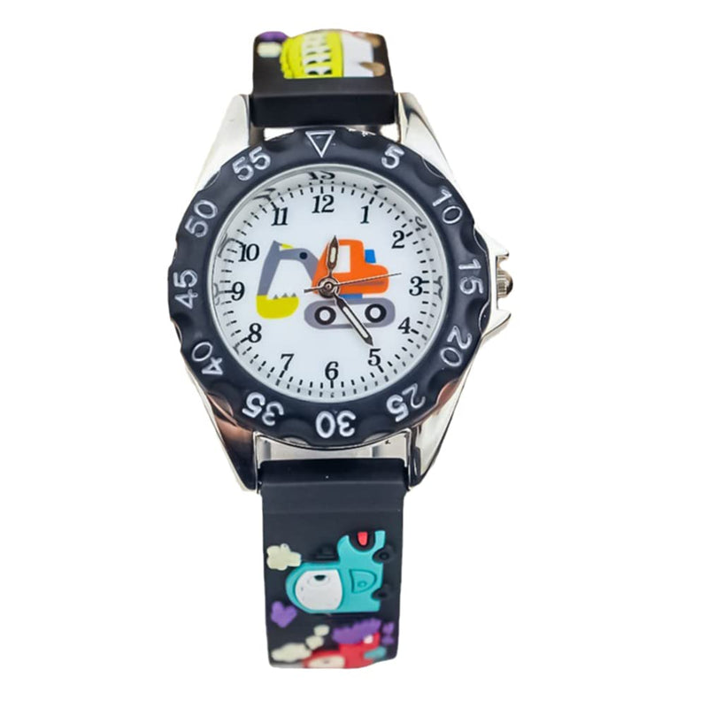 Hemobllo Kids Watch : Kids Analog Watch for Boys Girls Cartoon Wristwatch with Easy to Read Dial, Time Teaching Tool