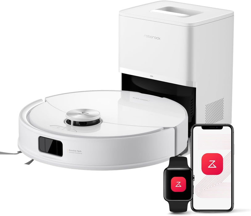 roborock Q10 VF+ Robot Vacuum and Mop with Self-Emptying, 10,000Pa Suction, Hands-Free Cleaning for Up to 7 Weeks, Dual Anti-Tangle Design, Auto Mop Lifting, Obstacle Avoidance, Ideal for Pet Hair