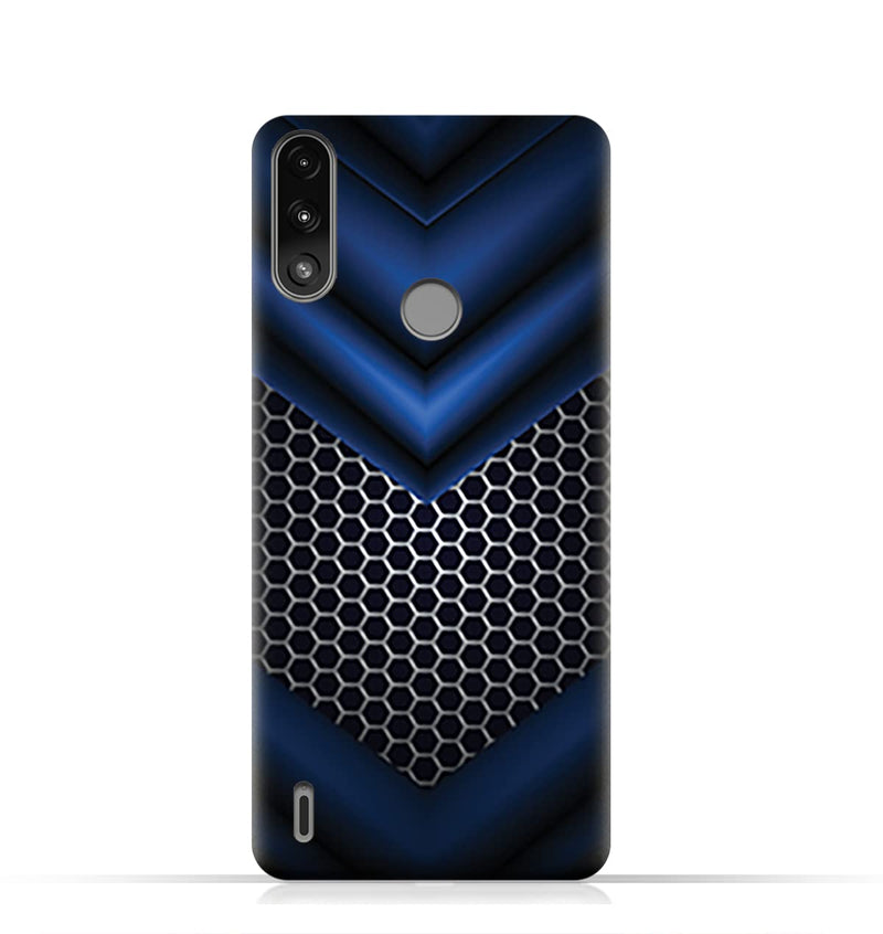 AMC Design TPU Mobile Case Cover for Lenovo K13 with Abstract Blue Mesh Pattern