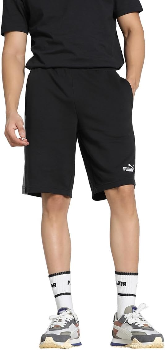 mens ESS BLOCK Shorts 10" TR PUMA Black Shorts β image 1