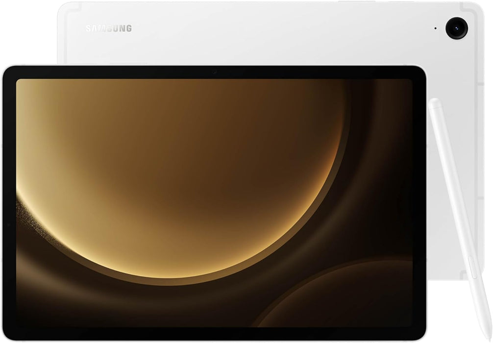 Samsung Galaxy Tab S9 FE (SM-X510) W/S Pen, 256GB 8GB RAM, WiFi Only, Factory Unlocked GSM, International Version (Silver)