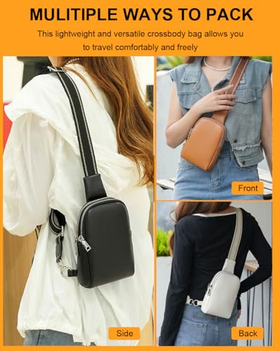Hiflyer Crossbody Bags for Women Trendy, Crossbody Bag Sling Chest Bag, Sling Bag for Women Crossbody Purse