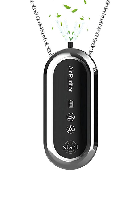 Wearable Personal Air Purifier, Portable Mini Air Ionizer for Clean Air Around the Body, Helps Remove Smoke, Odors, and Pollutants, Ideal for Travel, Sports, Outdoor Activities, and Home Use