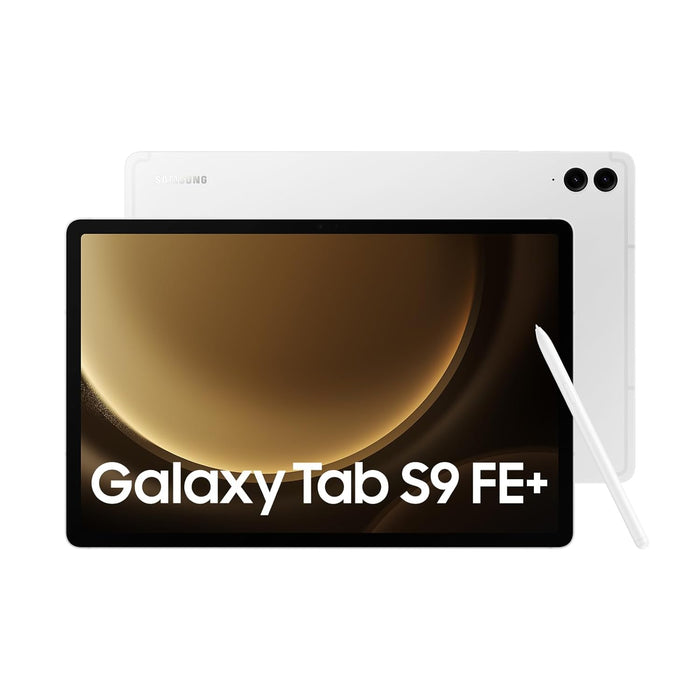 Samsung Galaxy Tab S9 FE WiFi Android Tablet, 12GB RAM, 256GB Storage, S Pen Included, Silver (UAE Version)