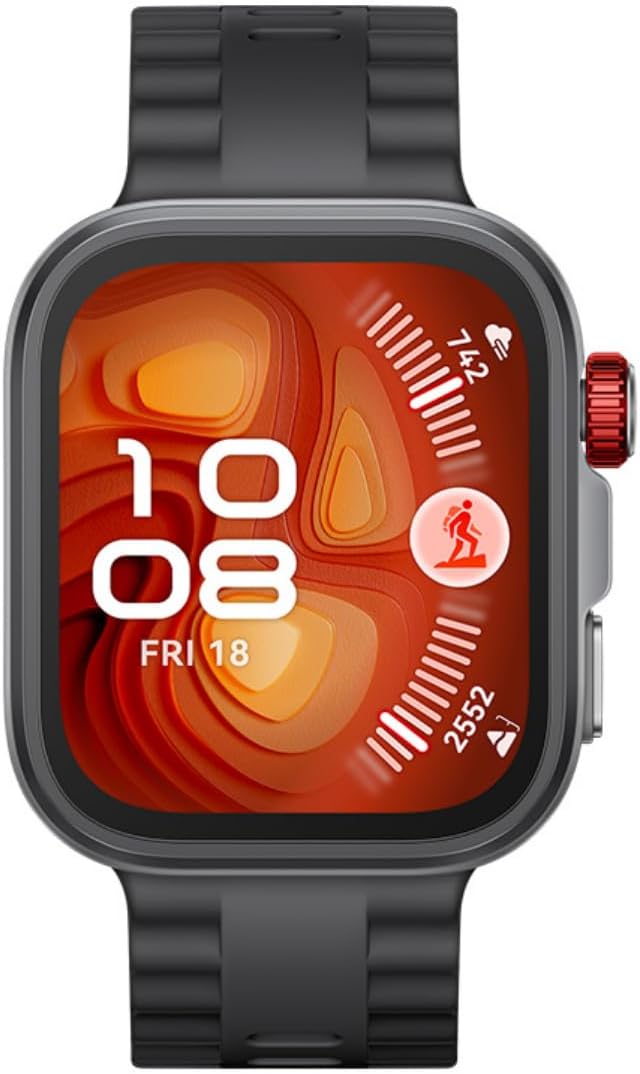 HUAWEI WATCH FIT4 Smart Watch, 1.82” Display, 100+ Sports modes, Fitness and Sleep Tracker, Heart Rate Monitor, Emotional Wellbeing Assistant, up to 10-Day Battery Life, iOS & Android, Grey