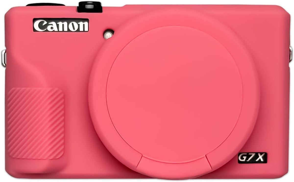 Case for Canon Powershot G7X Mark III Digital Camera, G7X Mark iii Camera Silicone Case, Soft Silicone Protective Cover with Removable Lens Cover for Canon G7-X Mark3 (Black) β image 5