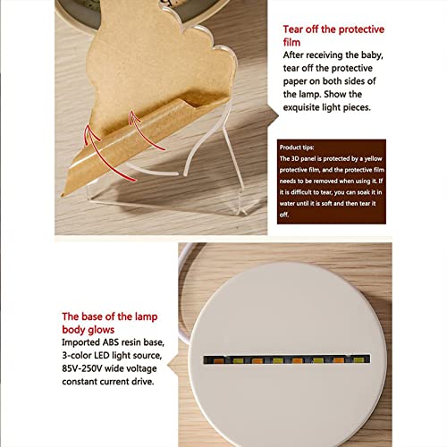 IS MUHE Creative DIY LED Children's Night Light Writing Board - USB Message Board With Pen - Gift for Holiday Party, Birthday Decoration (Calendar Light)