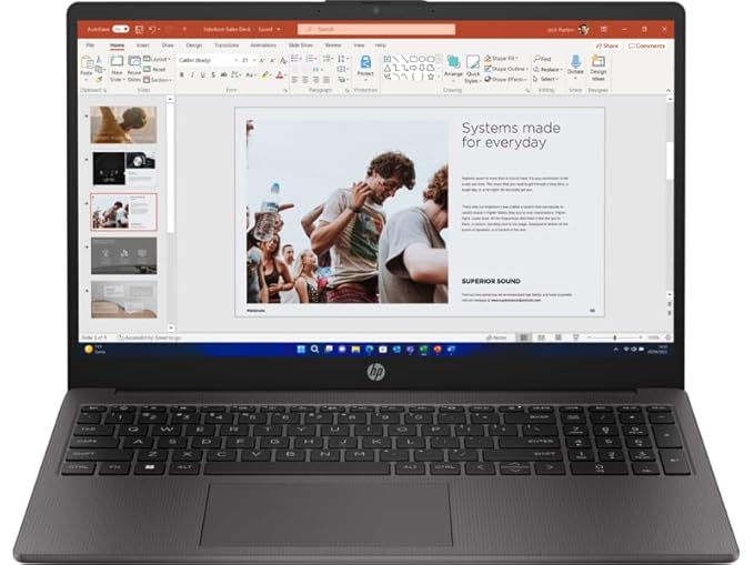 HP 15.6" Laptop, 13th Gen Intel Core i5-1355U, 16GB RAM, 1TB SSD, FHD Anti-Glare Display, Webcam, Numeric Keypad, Wi-Fi, Bluetooth, HDMI, Windows 11 Pro, Dark Ash Silver (Upgraded)