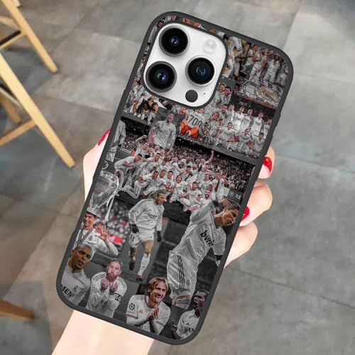 Silk Route Style 1 Real Madrid Players Design Mobile Back Cover for Apple iPhone 16 Pro, Multicolor