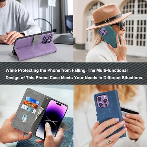 For Honor X9c / Honor Magic 7 Lite Cover with Hand Strap, PU Leather Full Body Protection Shockproof Flip Mobile Cover, RFID Anti-theft Brush Folio Wallet Case