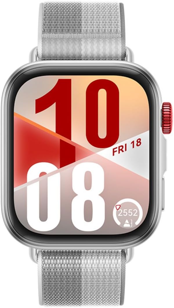 HUAWEI WATCH FIT4 Smart Watch, 1.82” Display, 100+ Sports modes, Fitness and Sleep Tracker, Heart Rate Monitor, Emotional Wellbeing Assistant, up to 10-Day Battery Life, iOS & Android, Grey