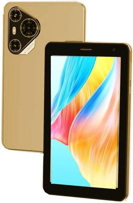 Telzeal P700 5G 7 Inch Android Tablet with Dual SIM 6GB RAM 256GB ROM and 3000 mAh Battery (Gold)