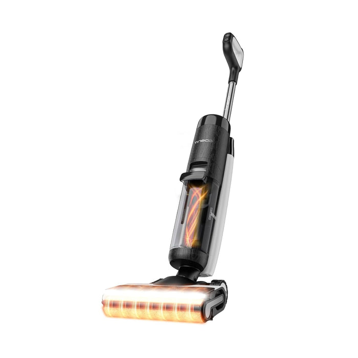 Tineco FLOOR ONE S7 FlashDry Smart Cordless Wet Dry Vacuum Cleaner, Long Runtime, Great for Sticky Messes, Self-cleaning, 158℉Hot Air FlashDrying, Dual-sided Edge Cleaning, Extended Battery Lifespan