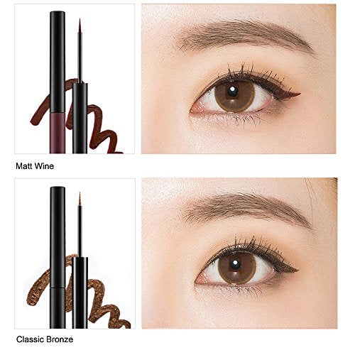 Missha real proof colour fix liner, matt wine, 2g