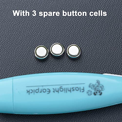 Irovami LED Light Earpick LED Light Ear Wax Remover Earpick With 3 Tips LED Flashlight Ear Wax Cleaner Tweezers Ear Cleaning Tool for Baby