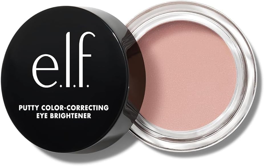 e.l.f. Putty Color-Correcting Eye Brightener, Under-eye Brightener & Primer Reduces Appearance Of Dark Circles, Vegan & Cruelty-Free, Light/Medium
