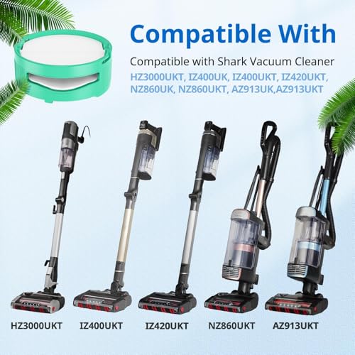 GraGra Shark Odour Cartridge, 4 Pcs Odor Neutralizer Technology Replacement Cartridges for Shark HZ3000UKT, IZ400UK, IZ400UKT, IZ420UKT, NZ860UK, NZ860UKT, AZ913UK, AZ913UKT