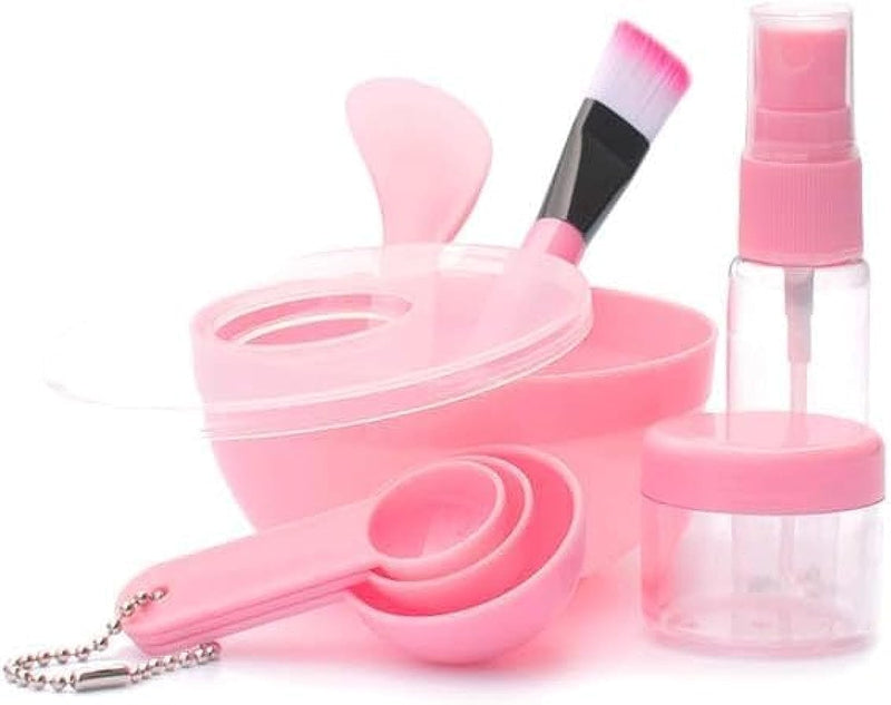 Beauty Tools and Accessories DIY Facial Mask Bowl Set 4 Pcs Beauty Facial Mask Bowl Makeup Plastic Portable 4-in-1 Facial Mask Tool