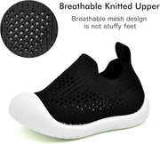 ZONEY Baby Shoes Toddler First Walking Shoes Infant Sneakers Breathable Knitted Mesh Boy & Girls Shoes