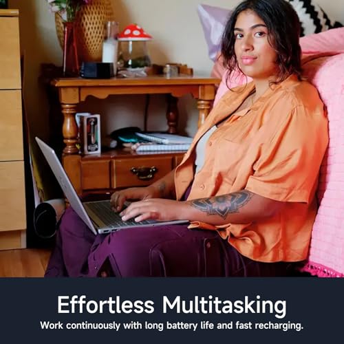 HP 15.6" HD Touchscreen Laptop, Intel Core i5-1235U, 16GB RAM, 1TB PCIe SSD, Webcam, HDMI, Numeric Keypad, Wi-Fi 6, Windows 11 Home, Silver, Bundle with Thunderobot ML101 Wireless Mouse