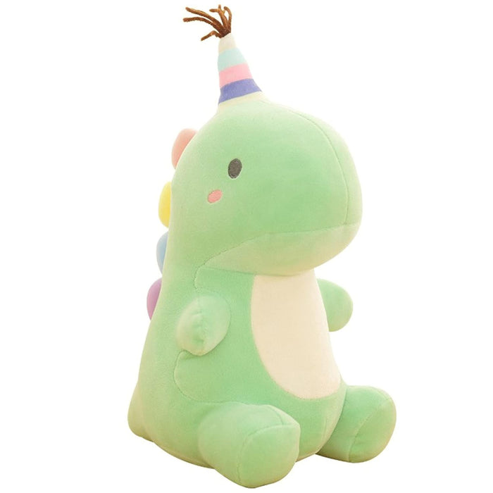 KASTWAVE Plush Toys Cute Stuffed Animal Soft Plushie, Mini and Cute Dinosaur Toy, Dinosaur Soft Dino Plushie for Kids Plush Doll Gifts for Boys Girls Blue, 9 Inch Cute Animal Dinosaur Design (Green)