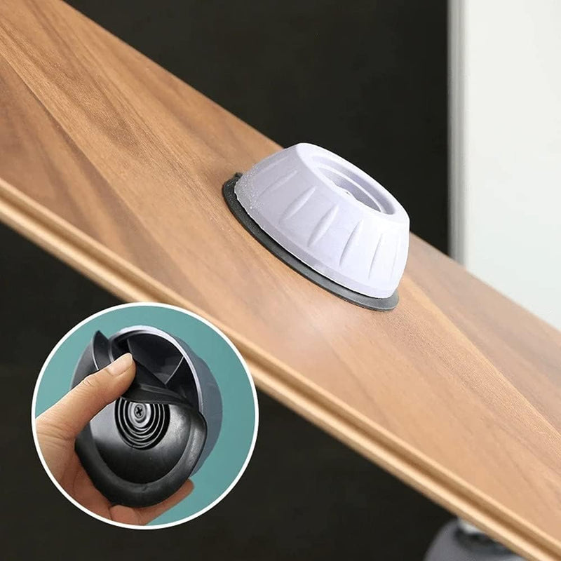 N / B 4 Pack Shock and Noise Cancelling Washing Machine Support, Anti Slip Vibration Prevent, Washer and Dryer Pedestals Fit All Machines