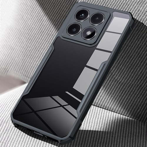 For Xiaomi 14T Case, Camera Lens Protection Back Cover, TPU Shockproof Bumper Mobile Phone Case Anti-Yellowing Slim Fit Protective Casing (Mi 14T)
