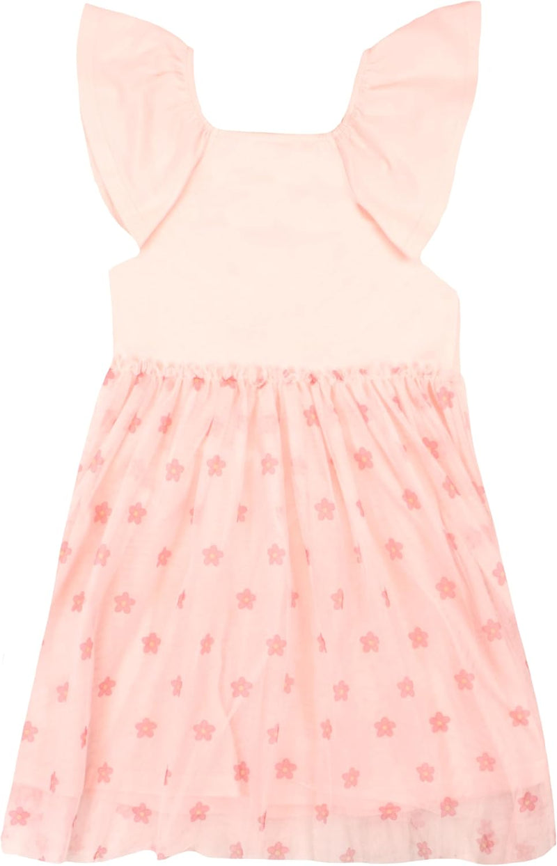 Disney Princesses and Minnie Mouse Girls Tutu Dress Princess Moana Rapunzel Belle Flutter Sleeve Dress for Girls