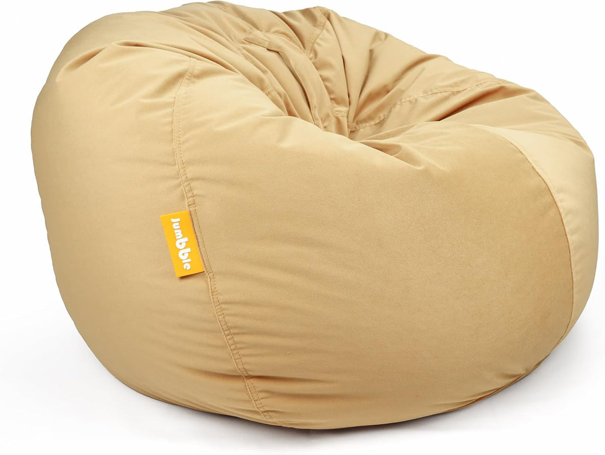 Nest Soft Suede Bean Bag with Filling Cozy Bean Bag Best for Lounging Indoor Kids & Adult Soft Velvet Fabric Filled with Polystyrene Beads (Dark Blue, Kids) – image 5