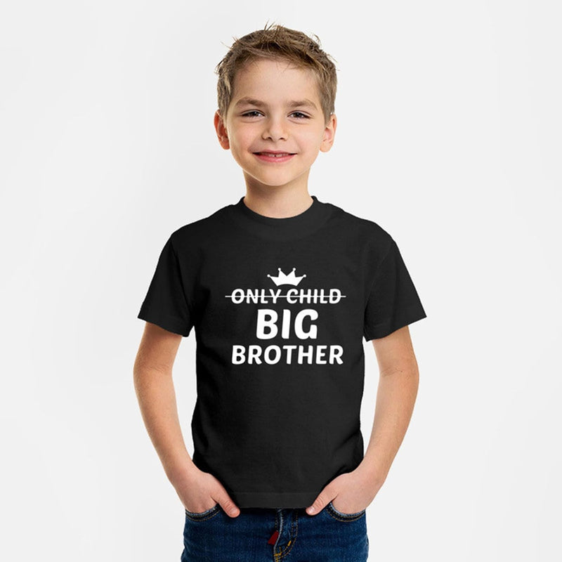 Kids Boys Big Brother T Shirts Tops Toddler Baby Tees Outfit Summer Short Sleeve Clothes Older Brother Announcement Gift