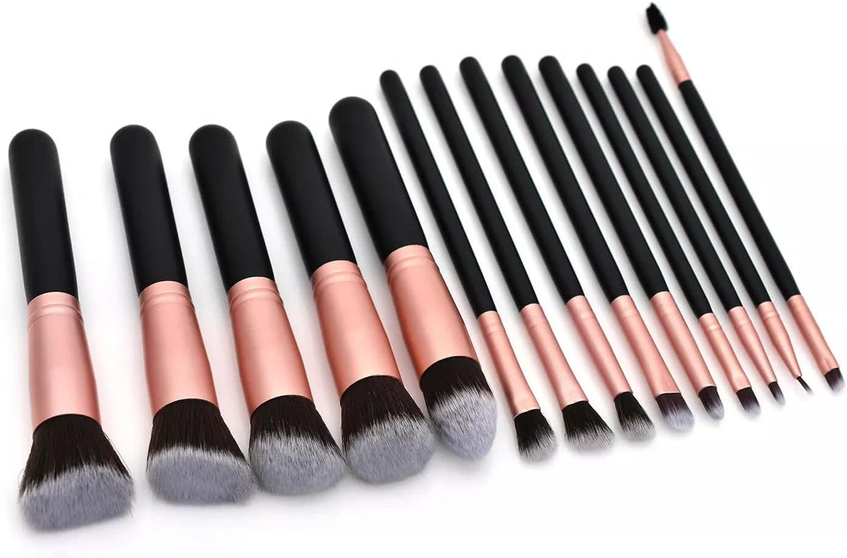 Professional Makeup Brush Set 14-piece Rose Gold – image 5