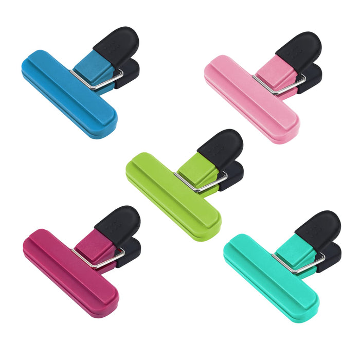 AK1980 Bag Clips, Food Bag Clips, Kitchen Clips for Refrigerator Food Storage Packages, Snack Bags, Photos - Clip Clips for Home, Office, School and More