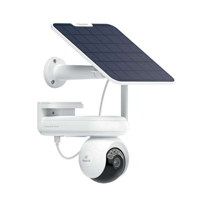 REOLINK Altas PT Ultra - 4K Solar Security Cameras Wireless Outdoor, 500 Days Battery Life, ColorX Night Vision, 360° Pan Tilt Auto Tracking, Dual-Band Wi-Fi 6 Cameras for Home Security