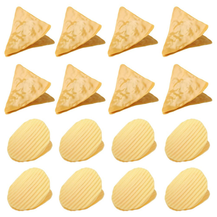 Ximimark 16 pcs Cute Chip Clips, Food Bag Sealer, Food Sealing Clips, Potato Shaped Funny Sealing Clip for Kitchen Food Storage, Plastic Bag Supplies, Fresh-keeping Clip, Sealing Clip