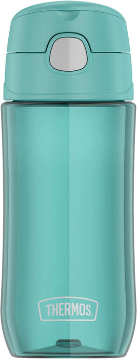 THERMOS FUNTAINER PLASTIC KIDS AQUA BLUE BOTTLE 470ML, GP4040AQ, PLASTIC HYDRATION BOTTLE WITH LID, PLASTIC BOTTLE, WATER BOTTLE