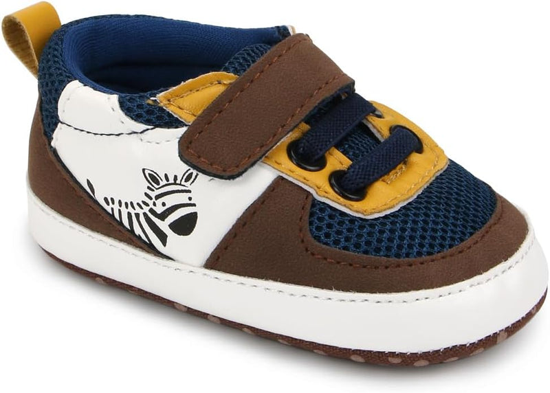 Baby Shoes Boys Sneakers Infant Slip On First Walking Shoes Toddler Crib Shoe Non-Slip Lightweight Shoes