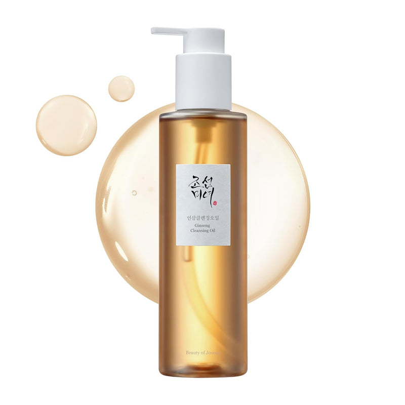 Beauty of Joseon Ginseng Cleansing Oil Waterproof Makeup Remover for Sensitive, Acne-Prone Facial Skin. Korean Skin Care for Men and Women, 210ml