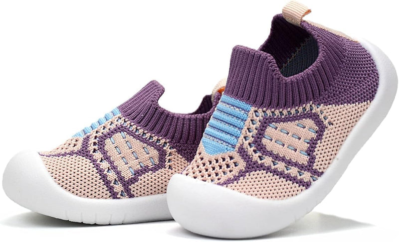 ZONEY Baby Shoes Toddler First Walking Shoes Infant Sneakers Breathable Knitted Mesh Boy & Girls Shoes