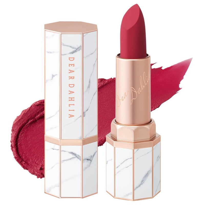 DEAR DAHLIA Lip Paradise Effortless Matte Lipstick MONICA Vegan, Cruelty Free, Naturally Scented Essential Oils, High Pigment Color