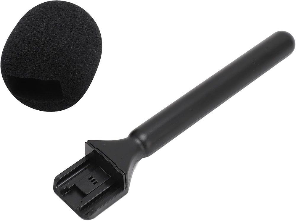 Microphone Interview Handle, 1Pcs Wireless Mic Holder Stand for Mic 1, 2, for Rode Wireless GO II, for Hollyland Lark M1, C1, 150, for G1, for Movo, Wireless Lav Mic Adapter